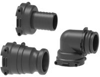 Fittings with fork coupling