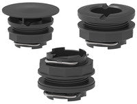 Tank bulkhead with fork coupling
