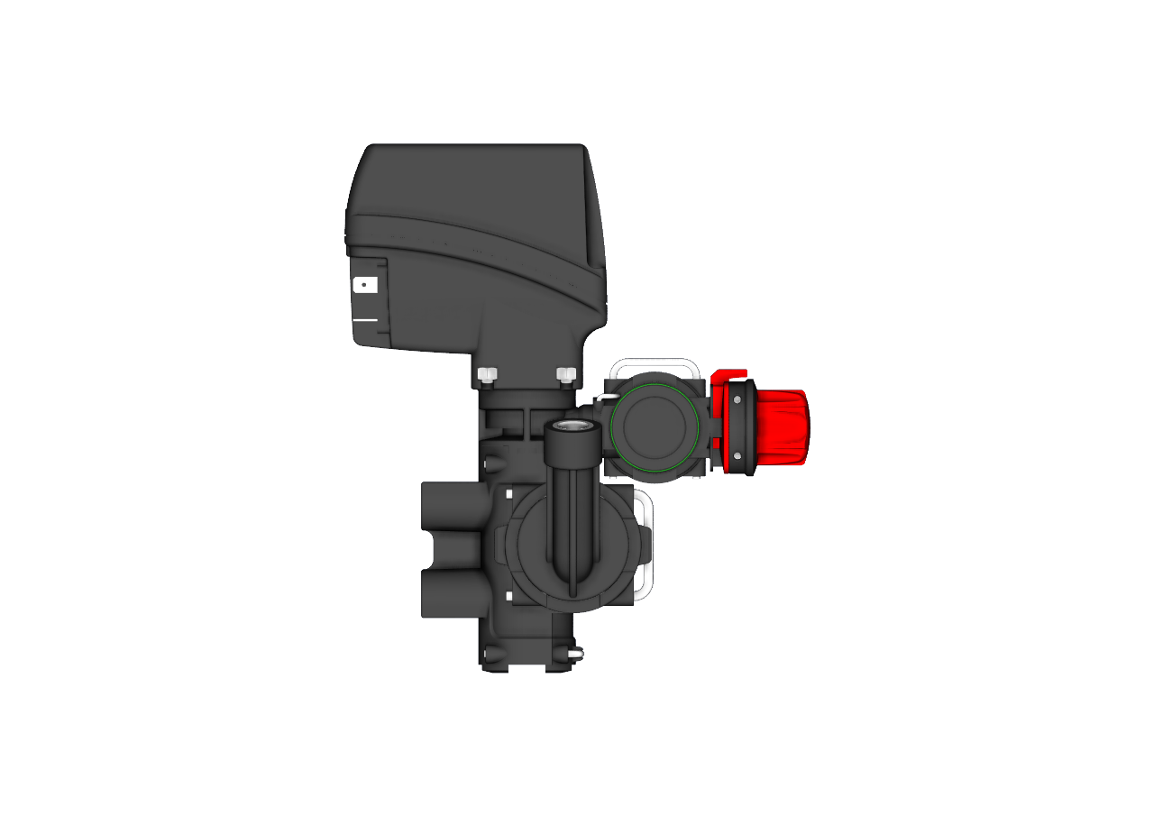 Series 863T electrovalve set with metered by-pass and T5 fork connection