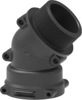 45° fitting male threaded with female fork connection