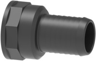 Straight hose fitting with female thread