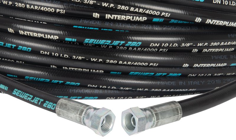 3/8 Inch Pratissoli LongLife Drain Jetting Hose-503-2145
