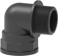 90° male/female fittings