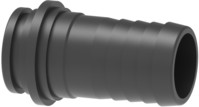 Straight hose fittings for fly nut