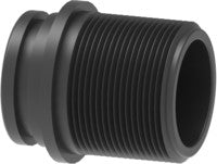 Coupling with male thread for fly nut