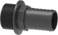 Straight hose fitting with male thread