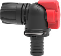 Boom end flush valve