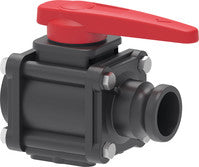 2-way bolted ball valves with adapter
