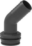 45° hose fitting with male connection