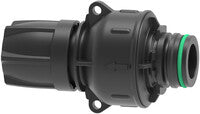 Check valve with integrated EASYFIT coupling
