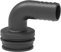 90° hose fitting with male connection