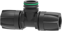 "T" fitting for quick connection with fork coupling male
