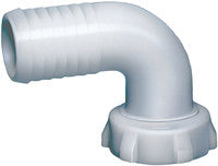 Hosetail 90° with fly nut
