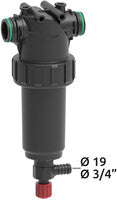 Self-cleaning line filters T5 fork coupling