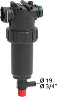 Self-cleaning line filters T5 MALE / FEMALE fork coupling