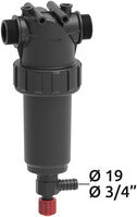 Self-cleaning line filters G 1 1/4" and G 1 1/2" threaded coupling