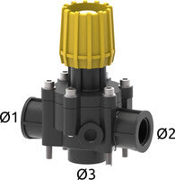 MAN. PROP. VALVE 200 L/MIN 1inchM 20B