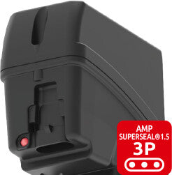 Electric boom section valve with fork connection