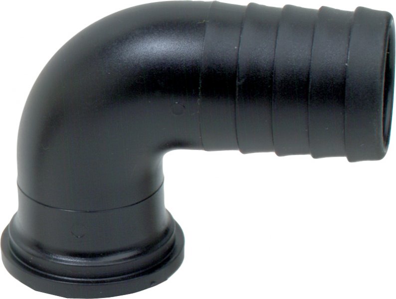 90° Flat Seat Hose Barb-8013300