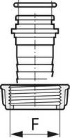 Gasket for hose fittings with OR