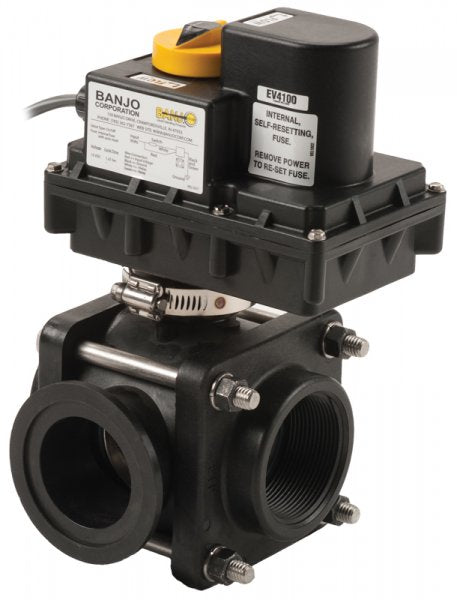 Banjo Electric 3 Way Directional Valve-9901-EV204SLFP