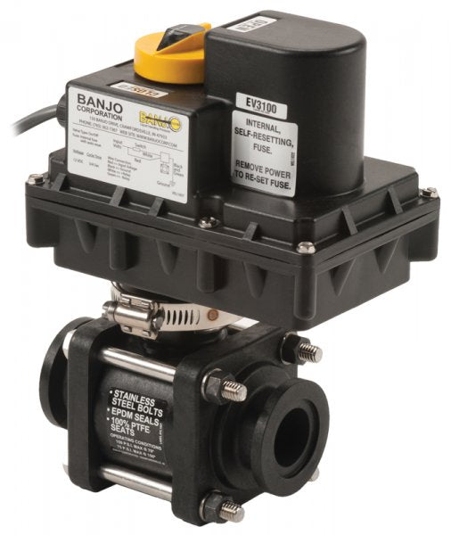 Banjo Electric On/Off Valve-9901-MEV100CF
