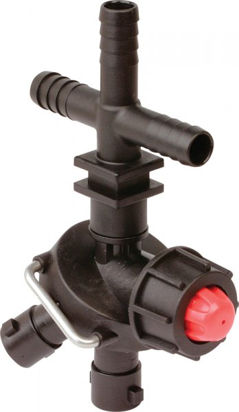 Dry Boom Triple Nozzle Holder with Valve-8240011
