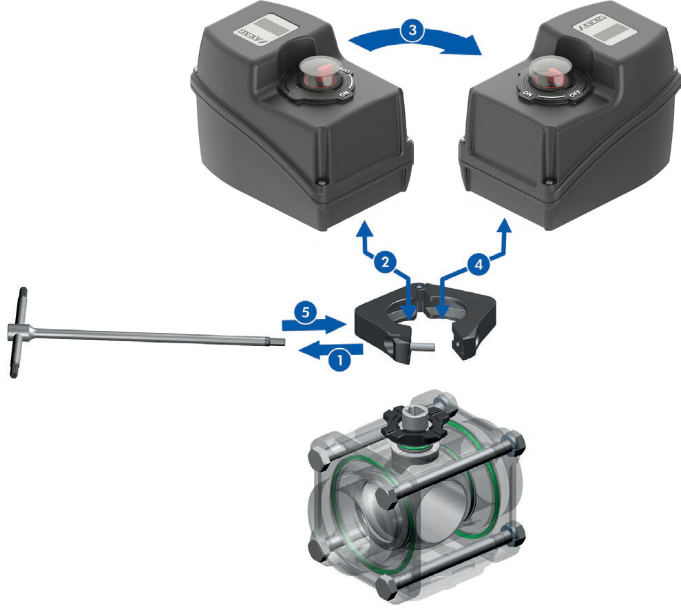 3W EL.VALVE BALL INF.1 1/2F POS.