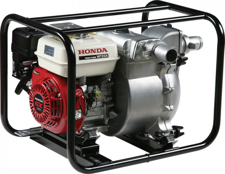 Honda WT20 Trash Water Pump in Carry Frame-WT20