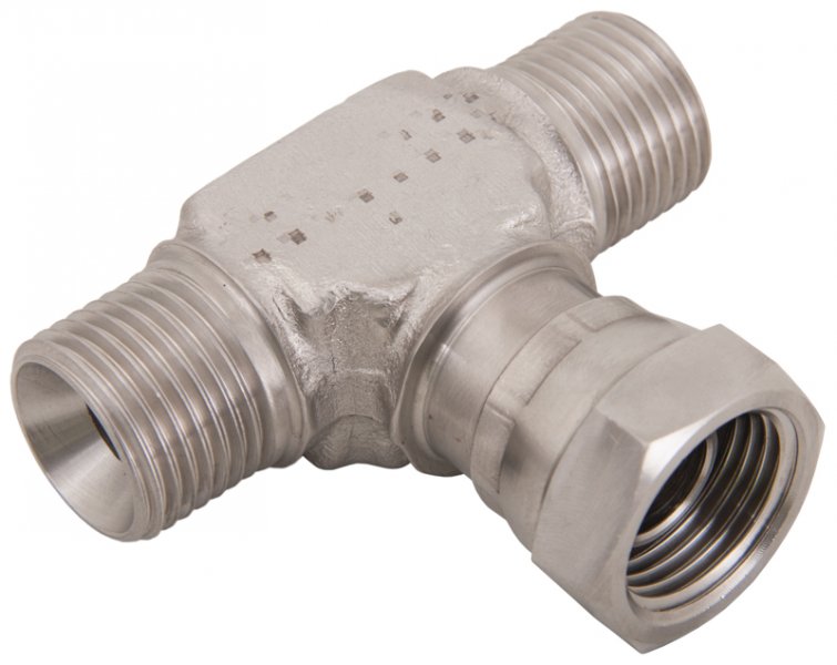 Male x Female Swivel Tee - AISI 316-501-4104