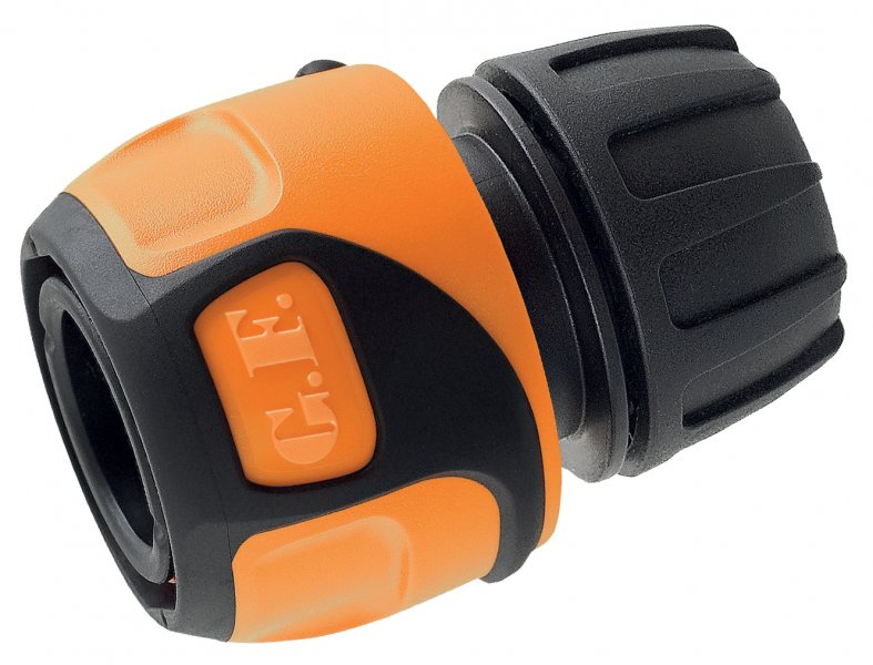 Soft Touch Garden Hose QR Coupler with Valve-8004-5043