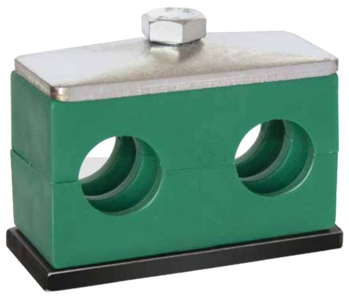 Twin Tube Clamp - 12mm Tube-502-2101