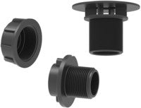 Lock ring, fly nut, plug