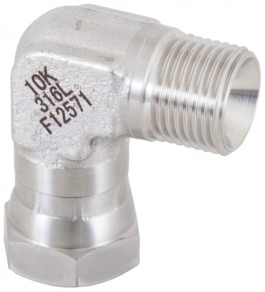 10K BSP 90° Elbow Swivel - AISI 316L-501-1131