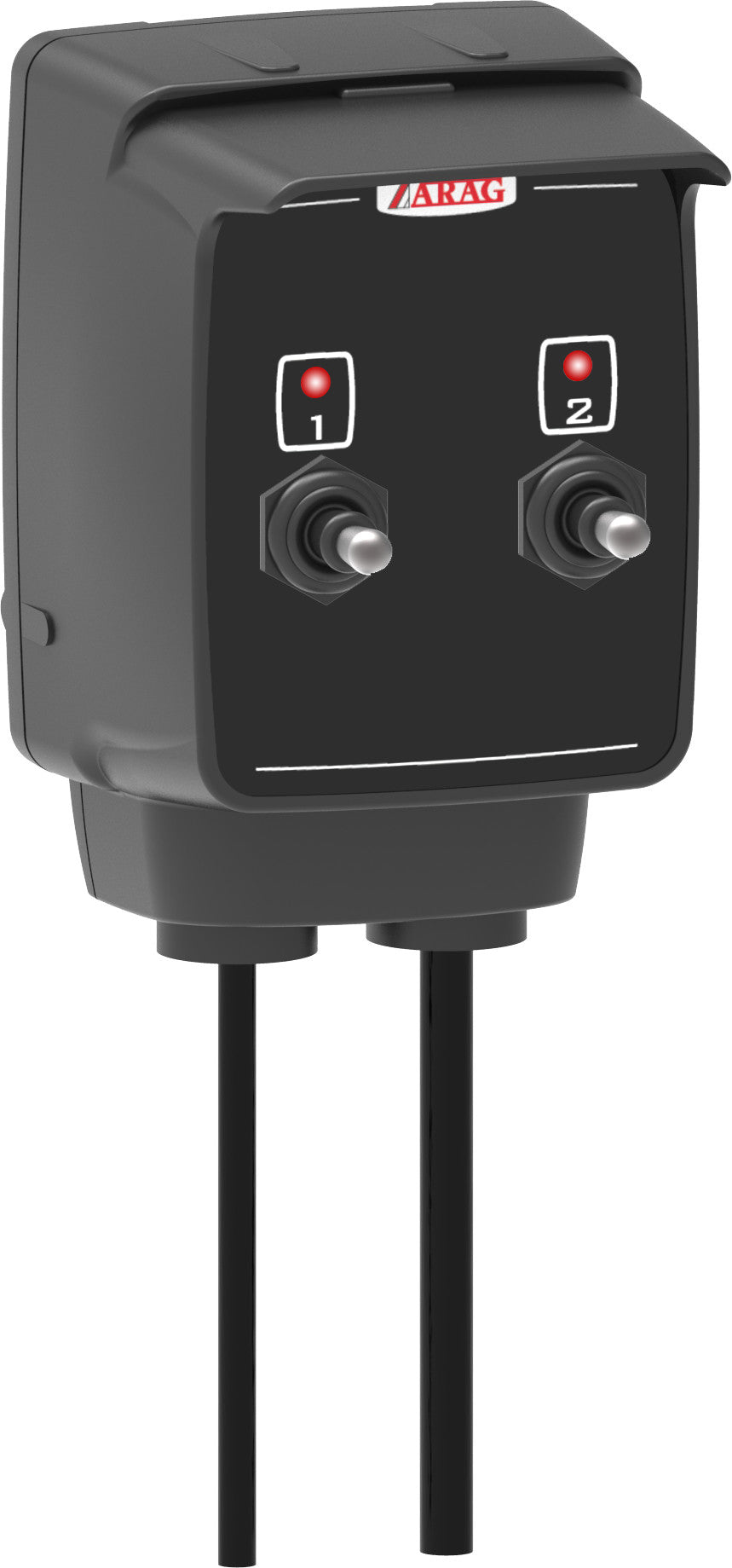 Control box for boom end nozzles