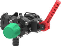 Manual main control valve with adjustable maximum pressure valve and T5 fork coupling