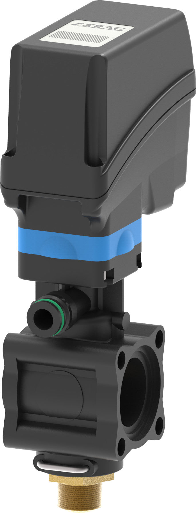 Electric boom section valve