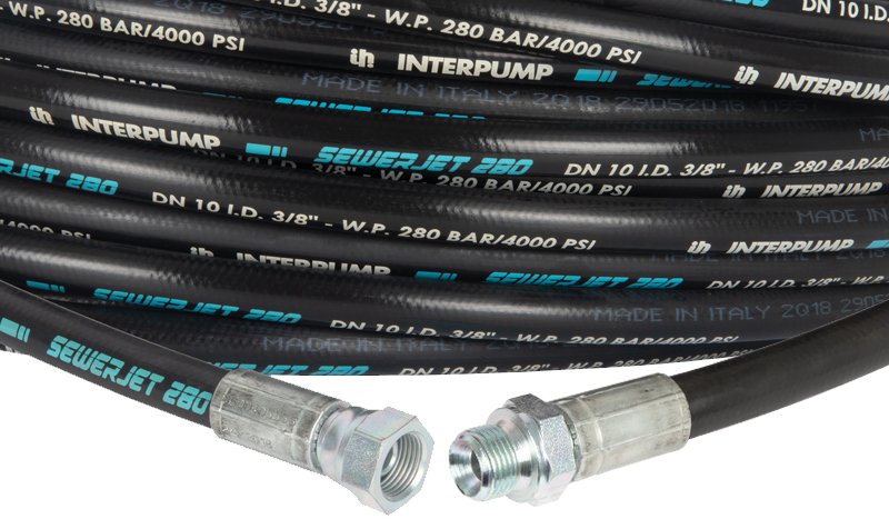 3/4 Inch  Pratissoli LongLife Drain Jetting Hose-503-2253