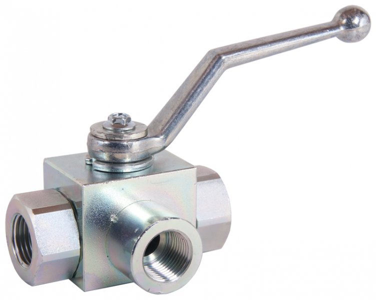 3 Way Ball Valve - L Port-400-1213