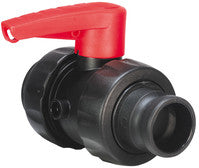 Ball valves with cam-lock male adapter
