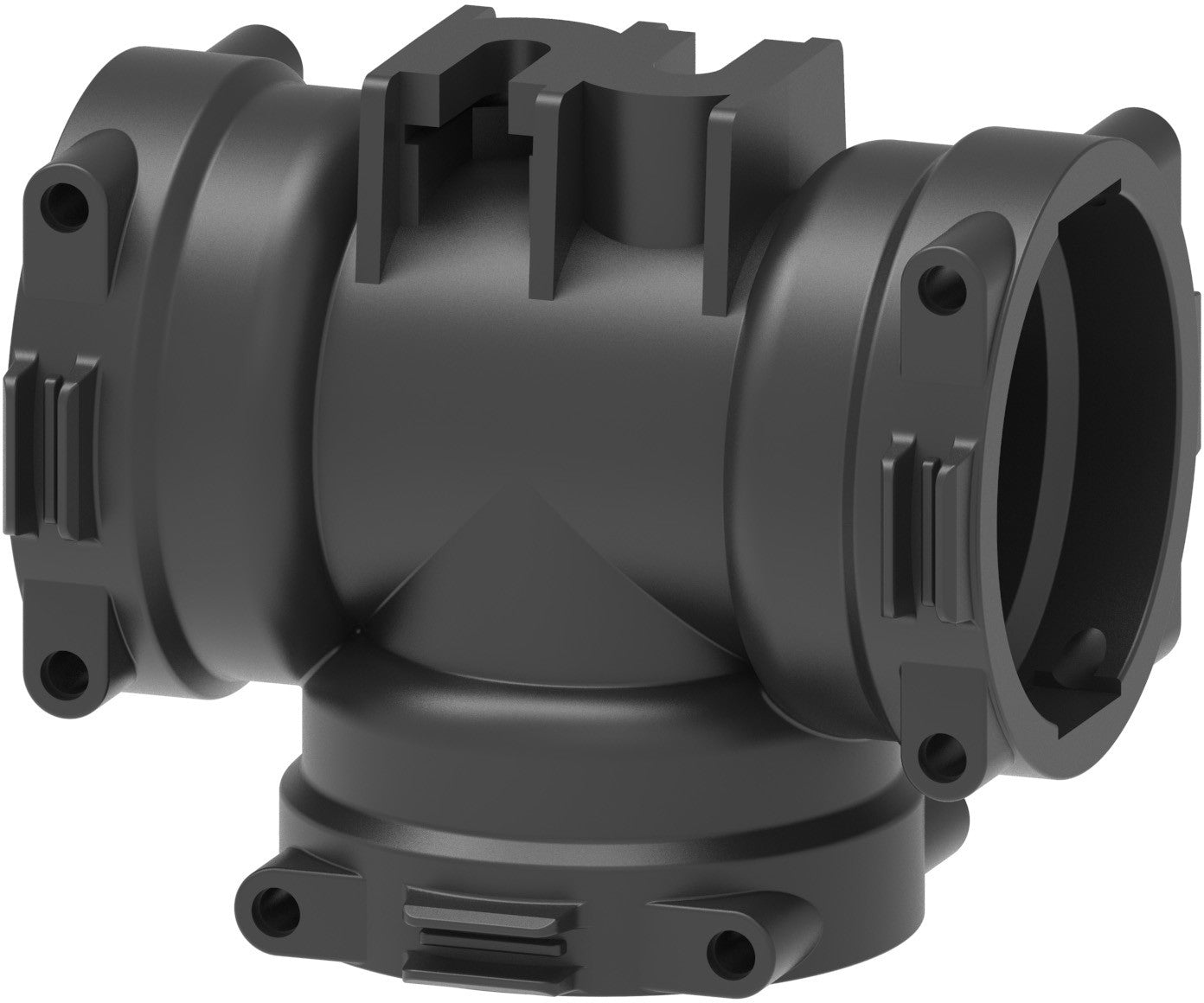 Tee fitting with female connection