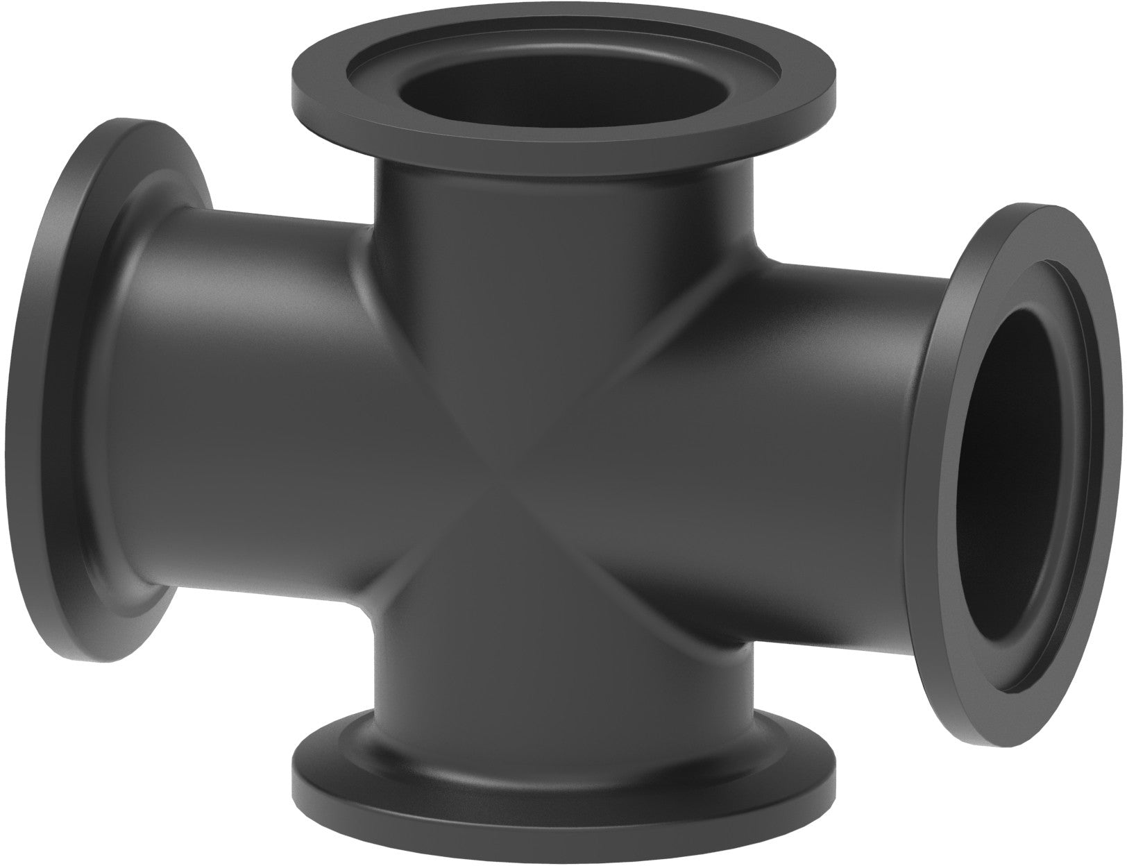 4-way fitting with clamp coupling*