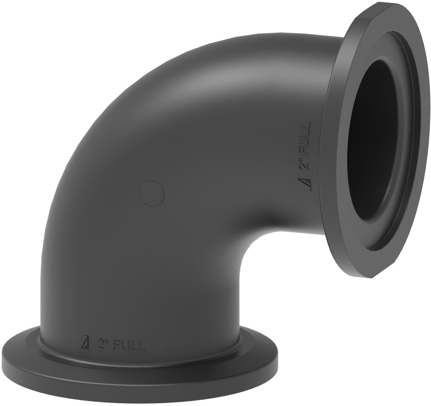 90° fitting with clamp coupling*