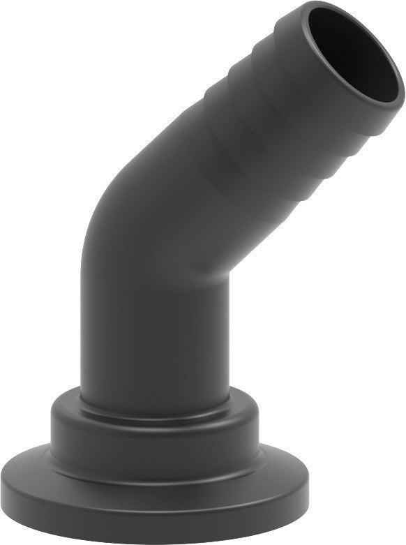 45° hose fitting with clamp coupling*