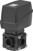 3-way electric bolted ball valves with side inlet and threaded couplings - SAE J1939 protocol