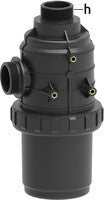 Suction filters G 2" and G 2 1/2" threaded coupling