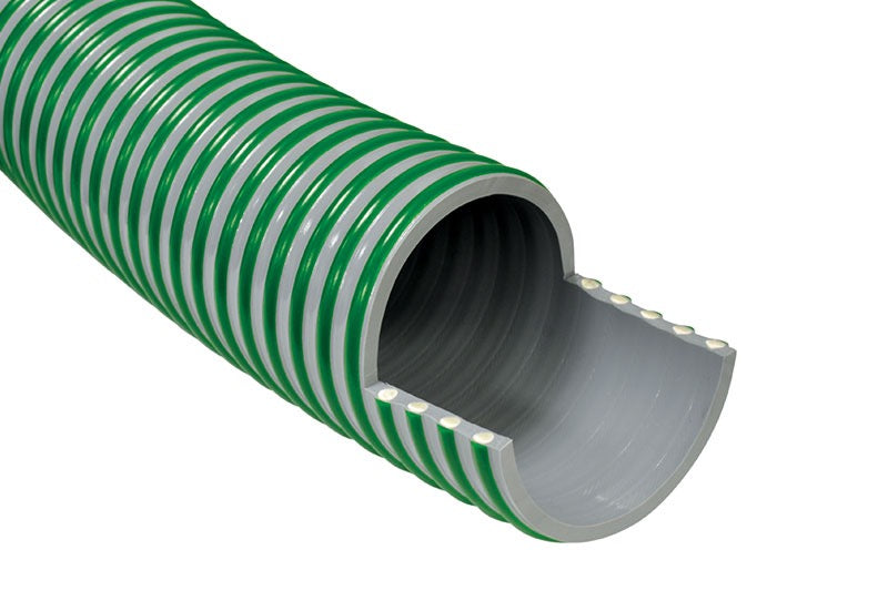 CUXES - Super Elastic Medium Duty Suction & Delivery Hose with External Scuff Strip