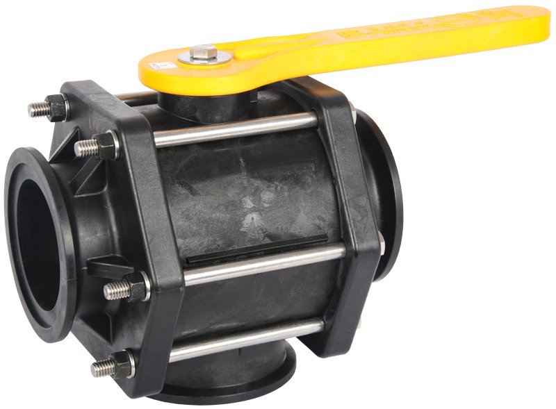Banjo 3 Way Ball Valve - L Port-9901-MV300BL
