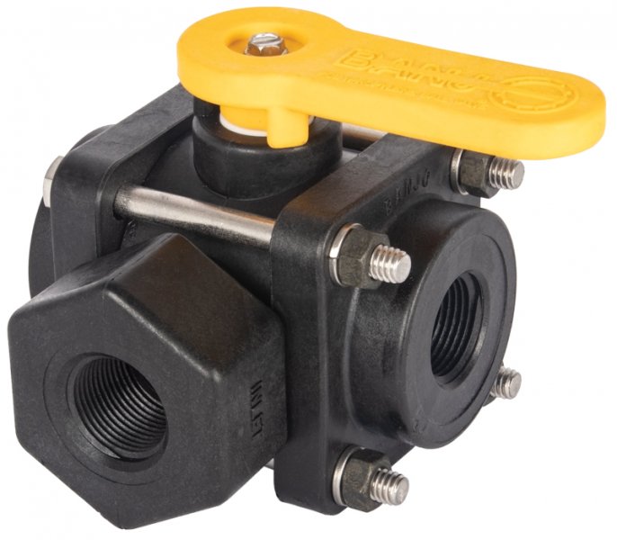 Banjo 3 Way Ball Valve - T Port-9901-V075SL