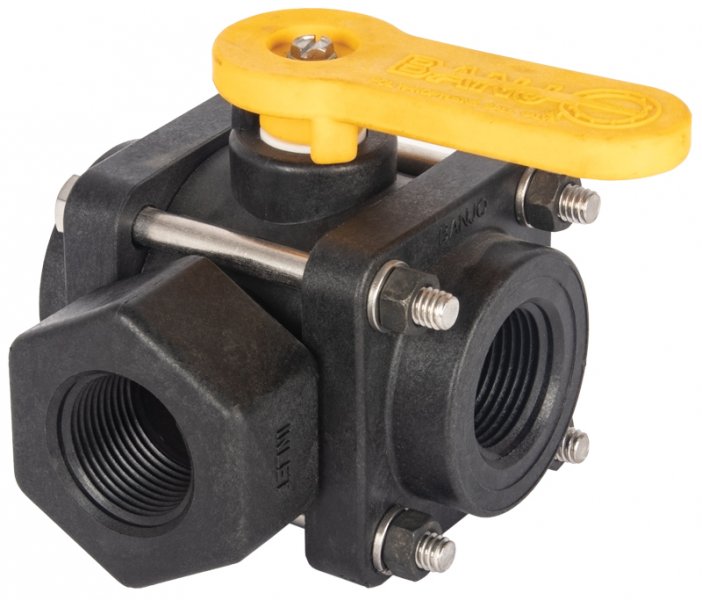 Banjo 3 Way Ball Valve - T Port-9901-V100SL